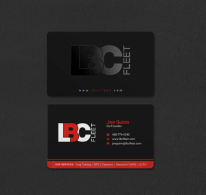 Design de Carte de Visite par INDIAN_Ashok pour LBC Fleet | Design : #27388788