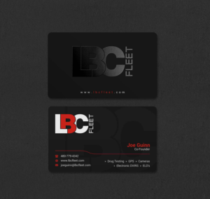 Design de Carte de Visite par INDIAN_Ashok pour LBC Fleet | Design : #27388789