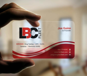 Design de Carte de Visite par INDIAN_Ashok pour LBC Fleet | Design : #27388792