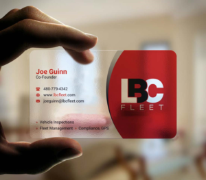 Design de Carte de Visite par INDIAN_Ashok pour LBC Fleet | Design : #27388797