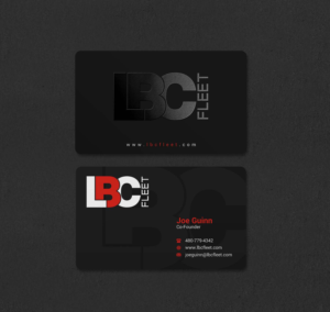 Design de Carte de Visite par INDIAN_Ashok pour LBC Fleet | Design : #27388799