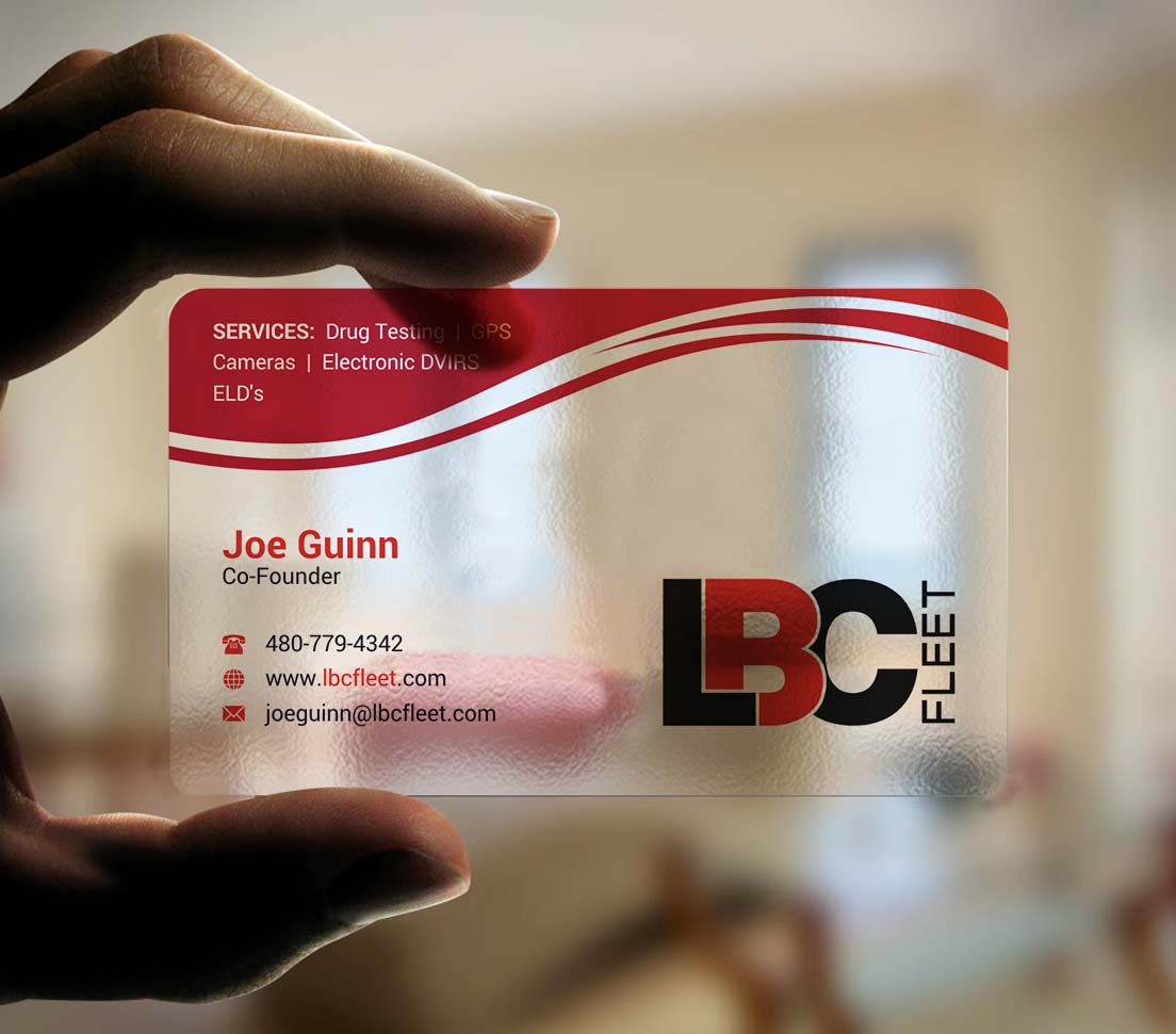 Design de Carte de Visite par INDIAN_Ashok pour LBC Fleet | Design #27388801