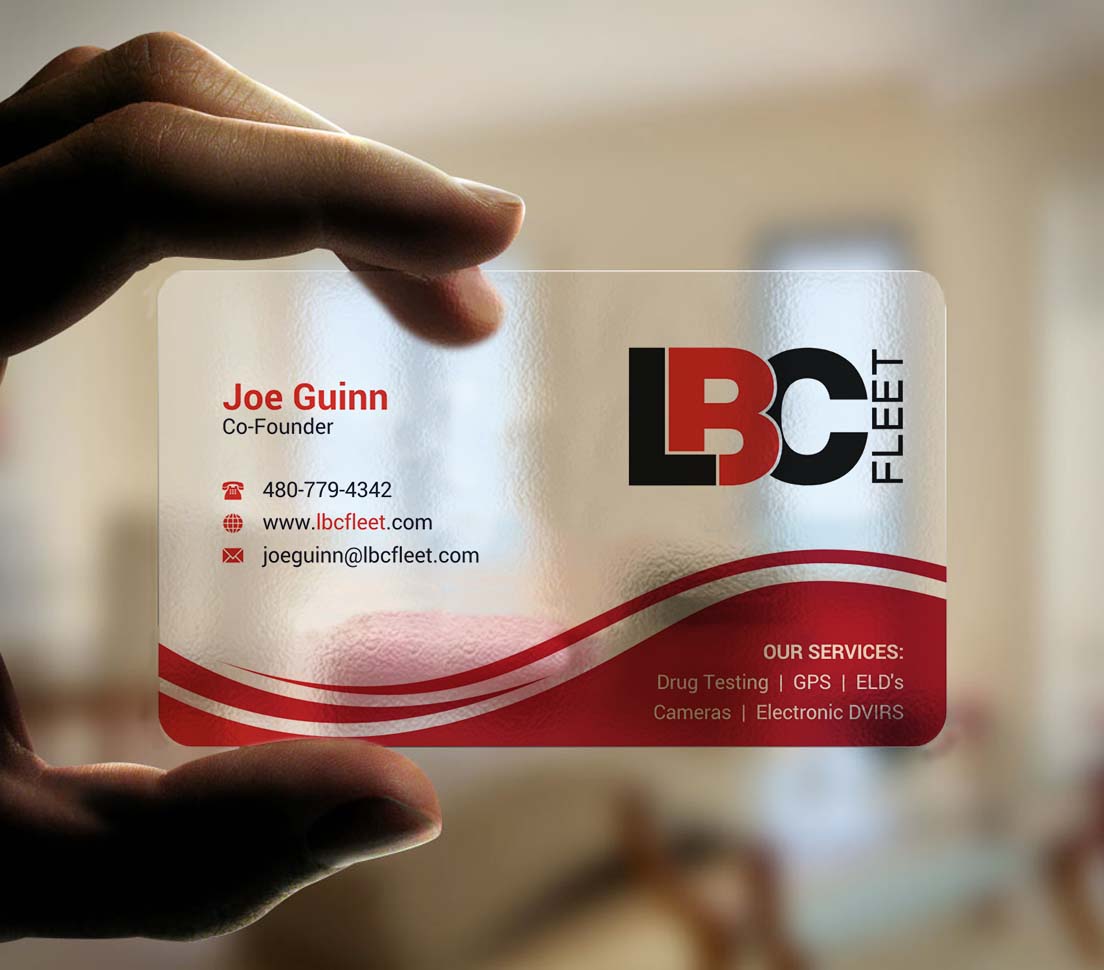 Business Card Design by INDIAN_Ashok for LBC Fleet | Design #27388803