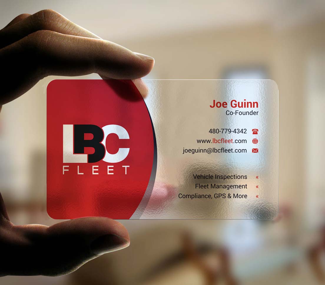 Business Card Design by INDIAN_Ashok for LBC Fleet | Design #27388806