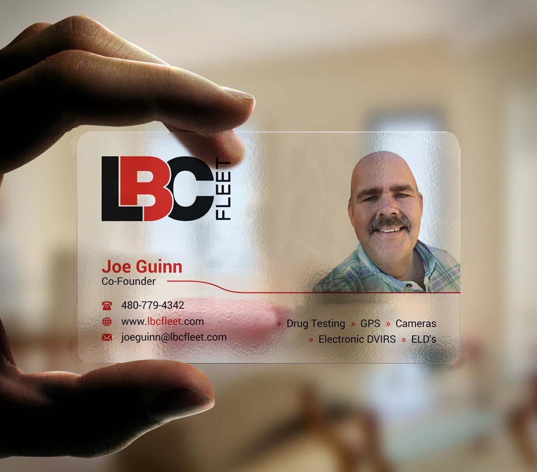 Business Card Design by INDIAN_Ashok for LBC Fleet | Design #27388807