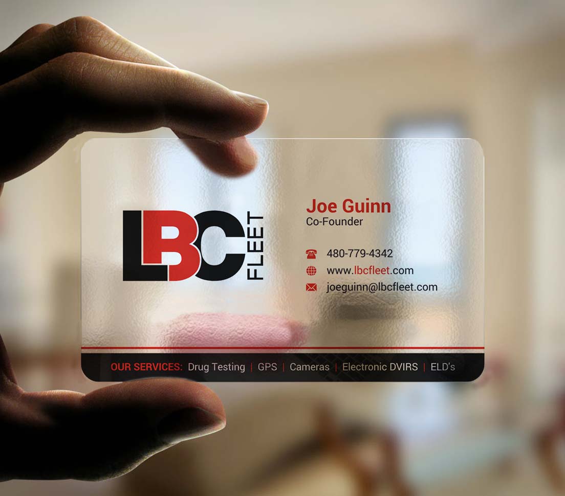 Design de Carte de Visite par INDIAN_Ashok pour LBC Fleet | Design #27388809