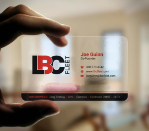 Business Card Design by INDIAN_Ashok for LBC Fleet | Design: #27388809