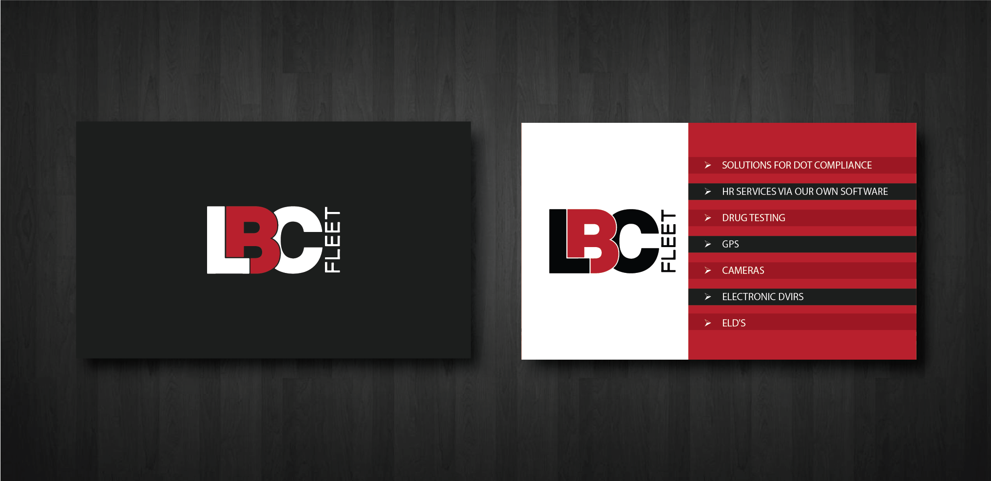 Business Card Design by artbitin for LBC Fleet | Design #27398613