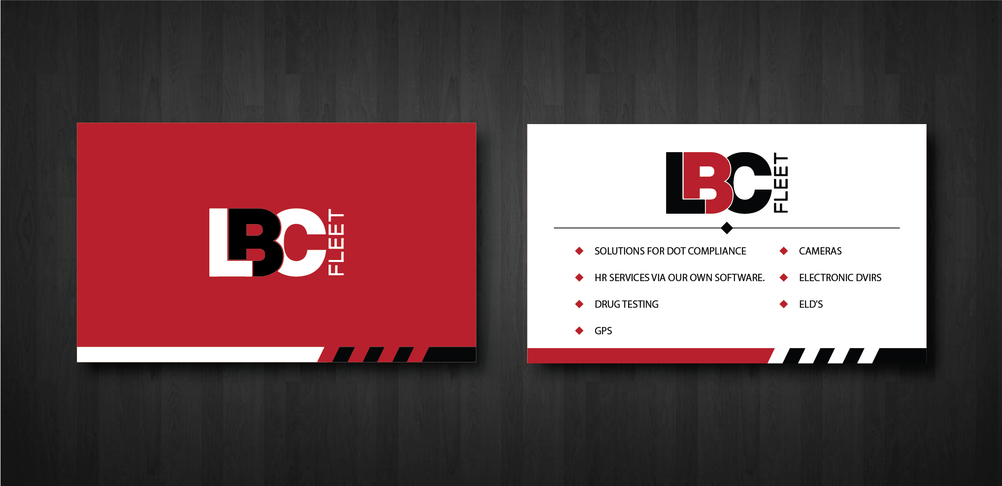 Business Card Design by artbitin for LBC Fleet | Design #27398615