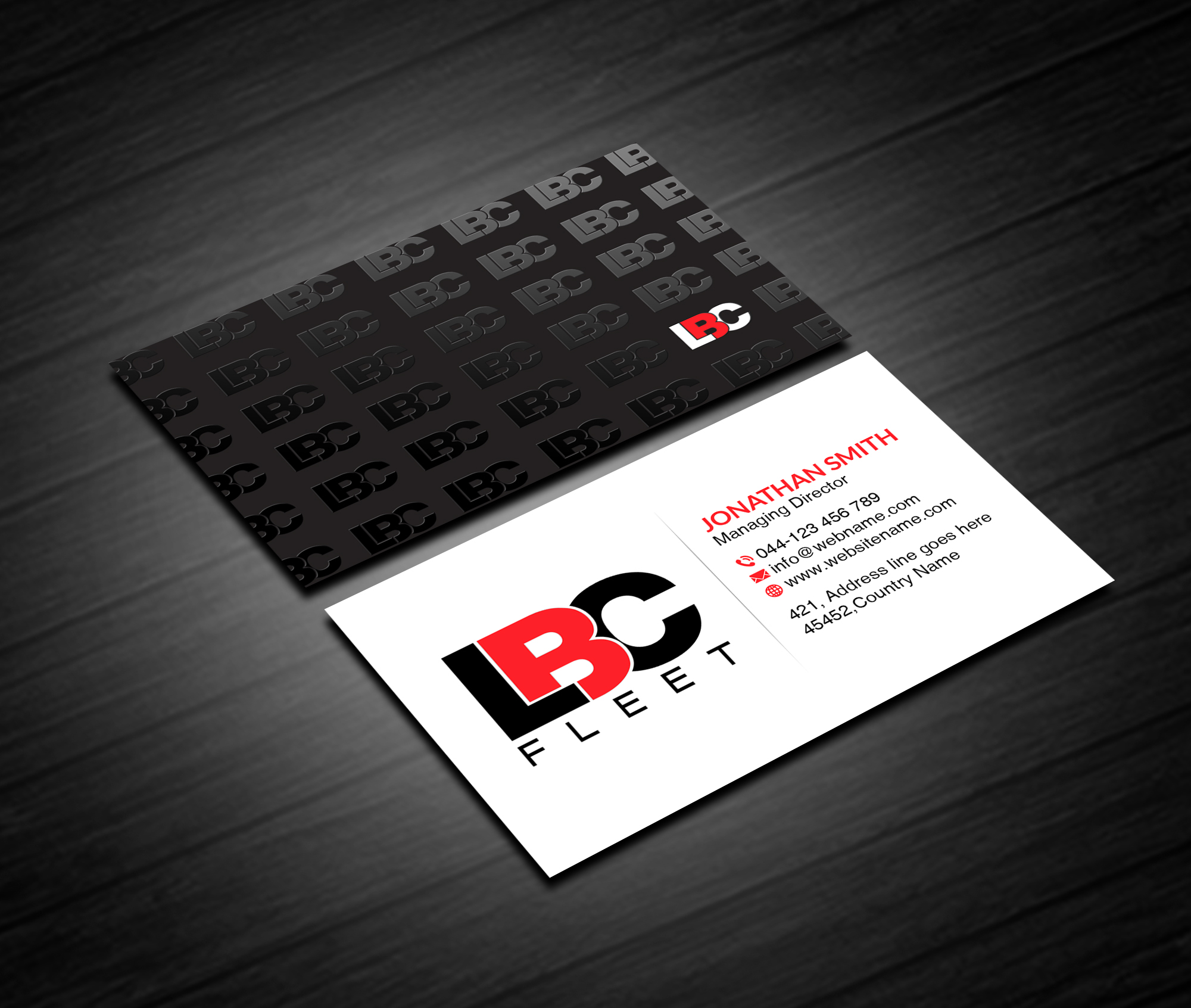 Design de Carte de Visite par Creations Box 2015 pour LBC Fleet | Design #27418968