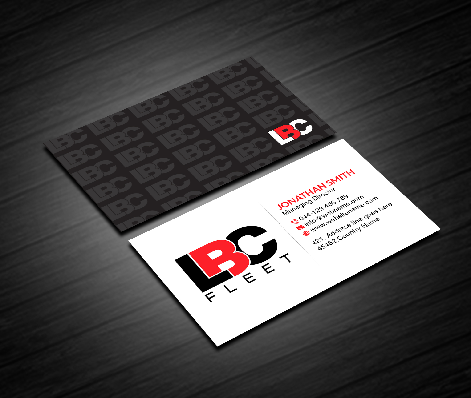 Design de Carte de Visite par Creations Box 2015 pour LBC Fleet | Design #27429168