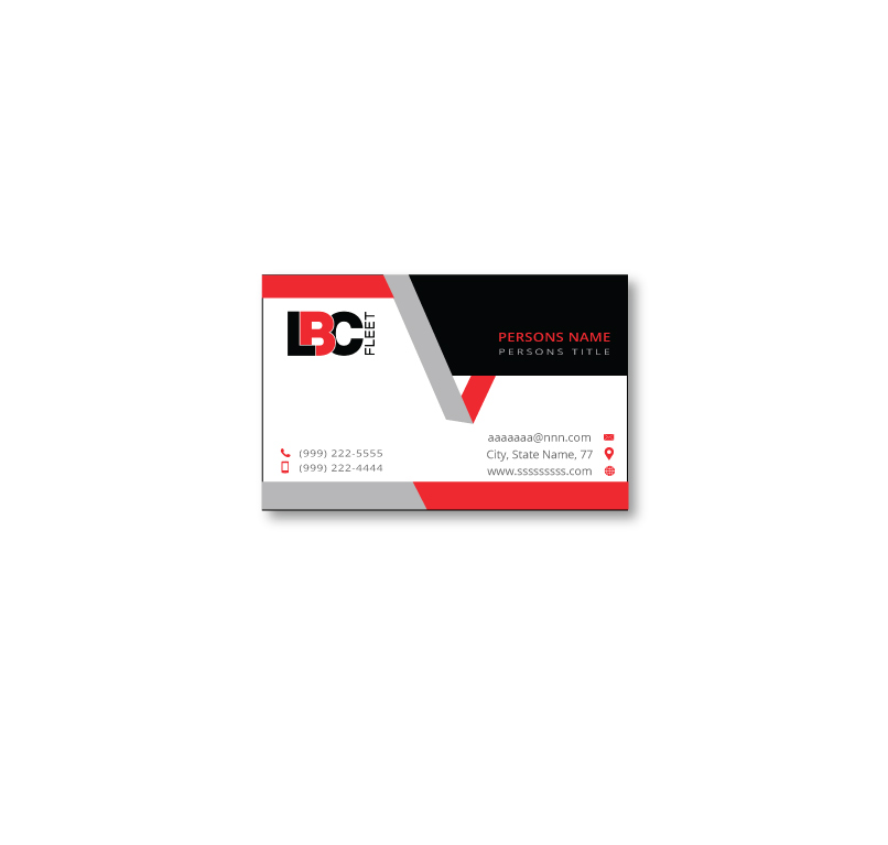 Business Card Design by instudio for LBC Fleet | Design #27404484