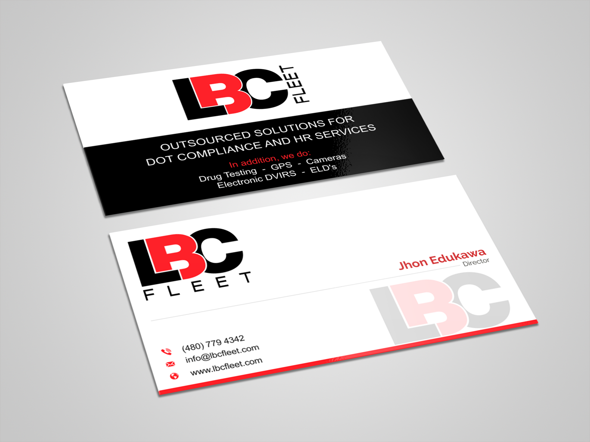 Business Card Design by vintana for LBC Fleet | Design #27408833