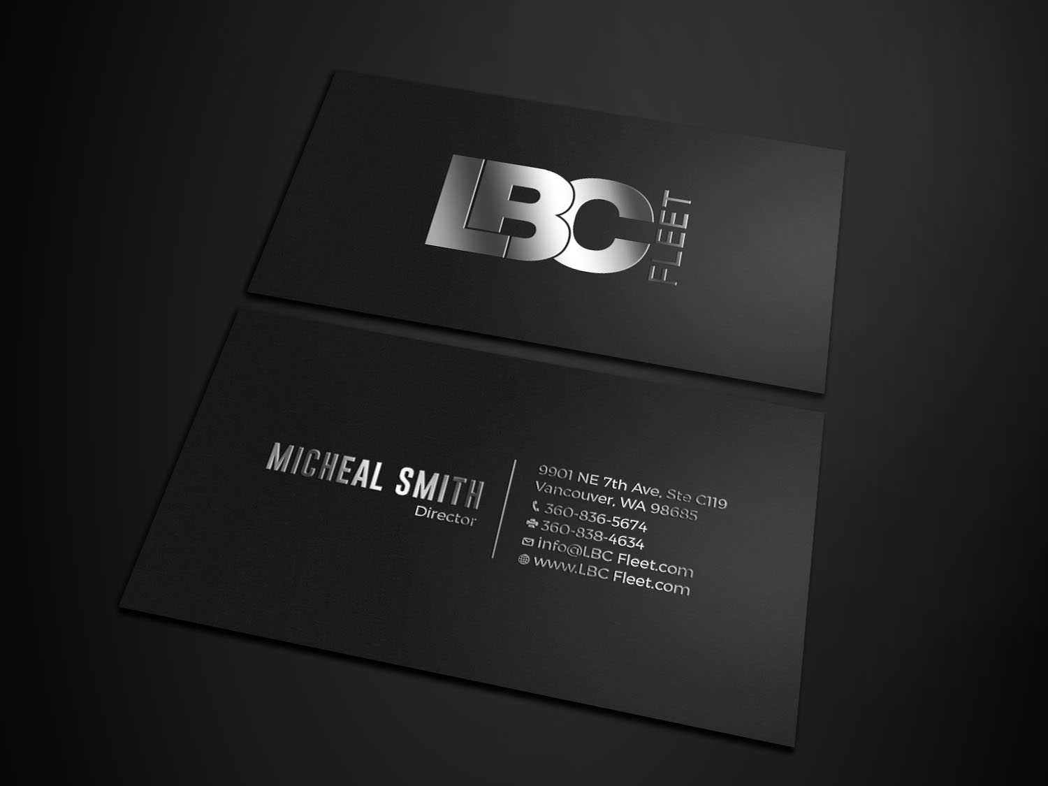 Business Card Design by Tripti Ranjan Gain for LBC Fleet | Design #27392878