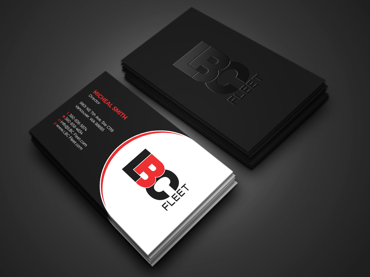 Business Card Design by Tripti Ranjan Gain for LBC Fleet | Design #27392882