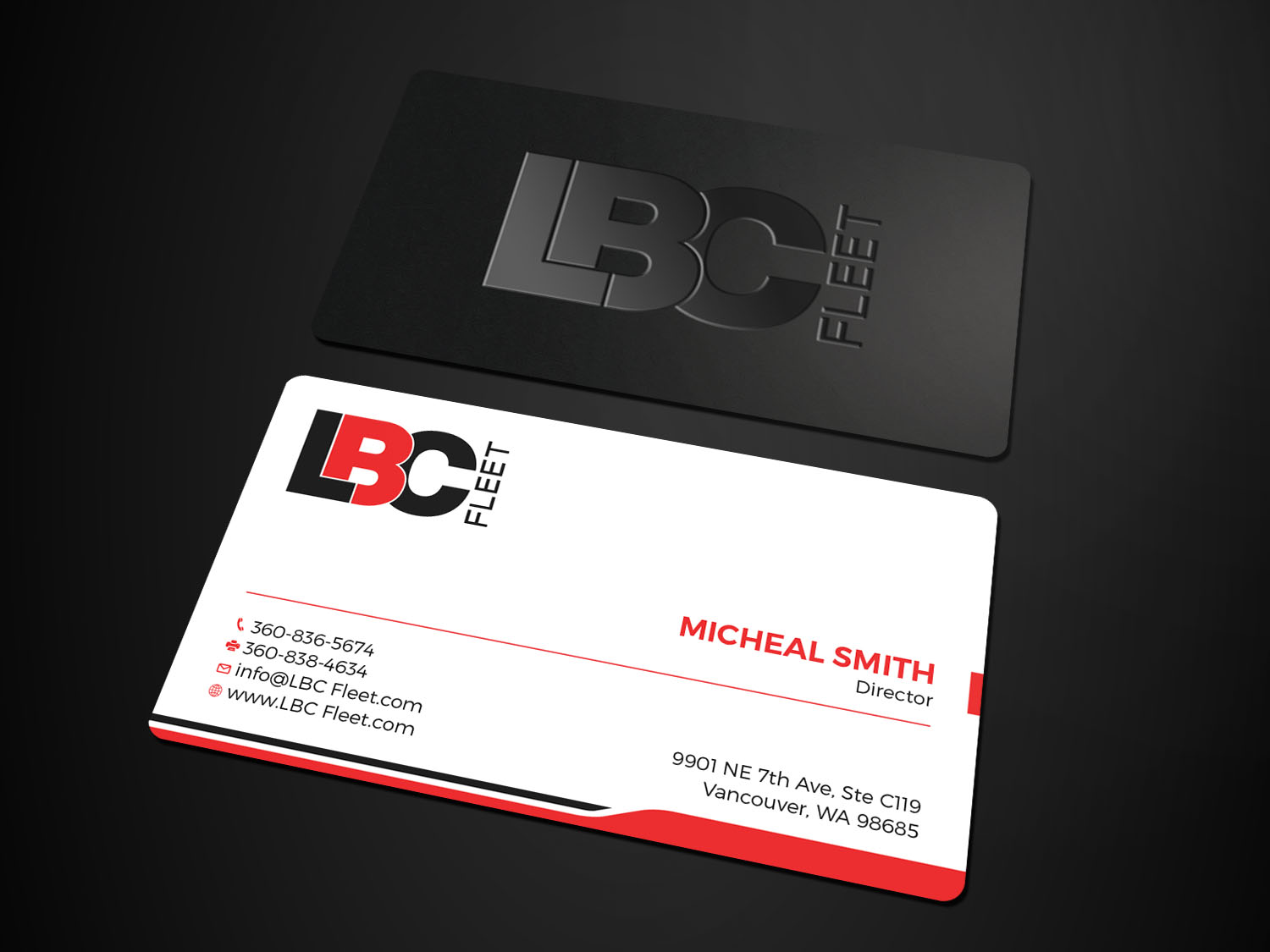 Business Card Design by Tripti Ranjan Gain for LBC Fleet | Design #27392883