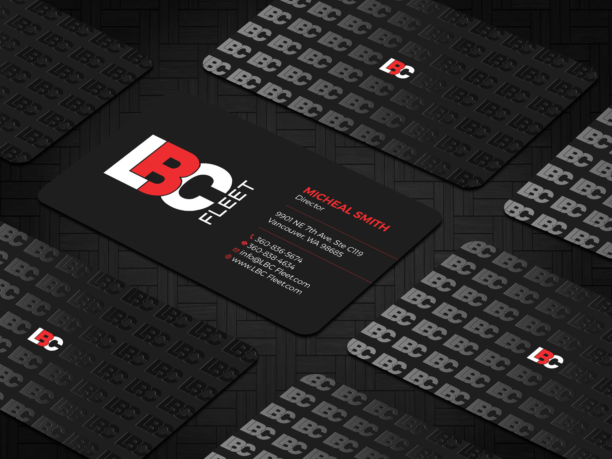 Business Card Design by Tripti Ranjan Gain for LBC Fleet | Design #27392889
