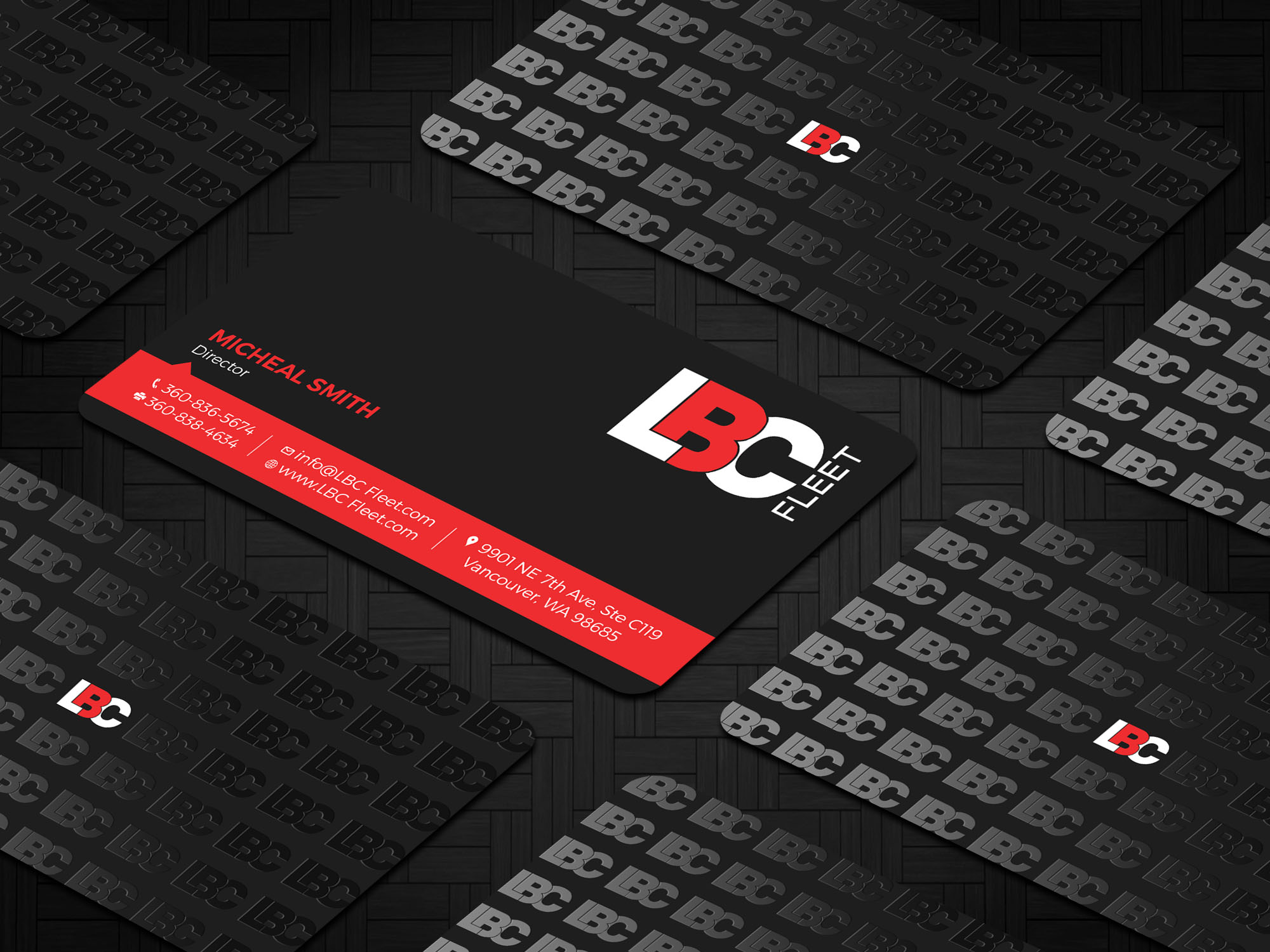 Business Card Design by Tripti Ranjan Gain for LBC Fleet | Design #27392890
