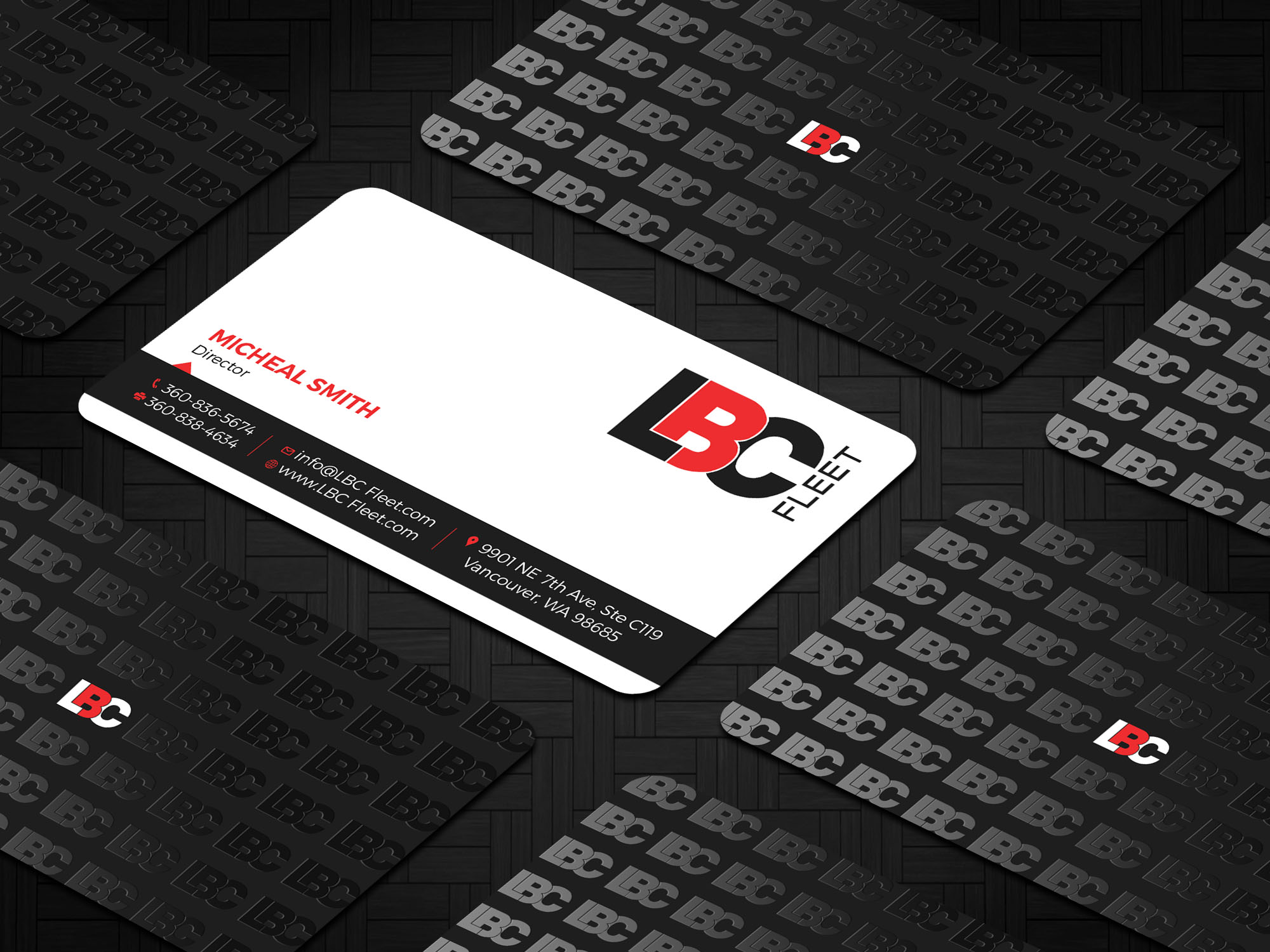Business Card Design by Tripti Ranjan Gain for LBC Fleet | Design #27392891
