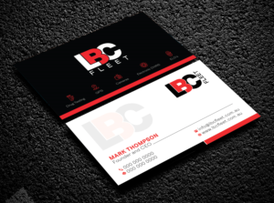Business Card Design by Bold Pixels for LBC Fleet | Design: #27425644