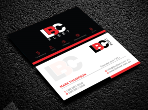 Business Card Design by Bold Pixels for LBC Fleet | Design: #27425673