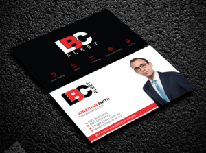 Business Card Design by Bold Pixels for LBC Fleet | Design: #27430358