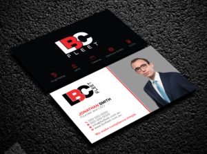 Business Card Design by Bold Pixels for LBC Fleet | Design: #27430410