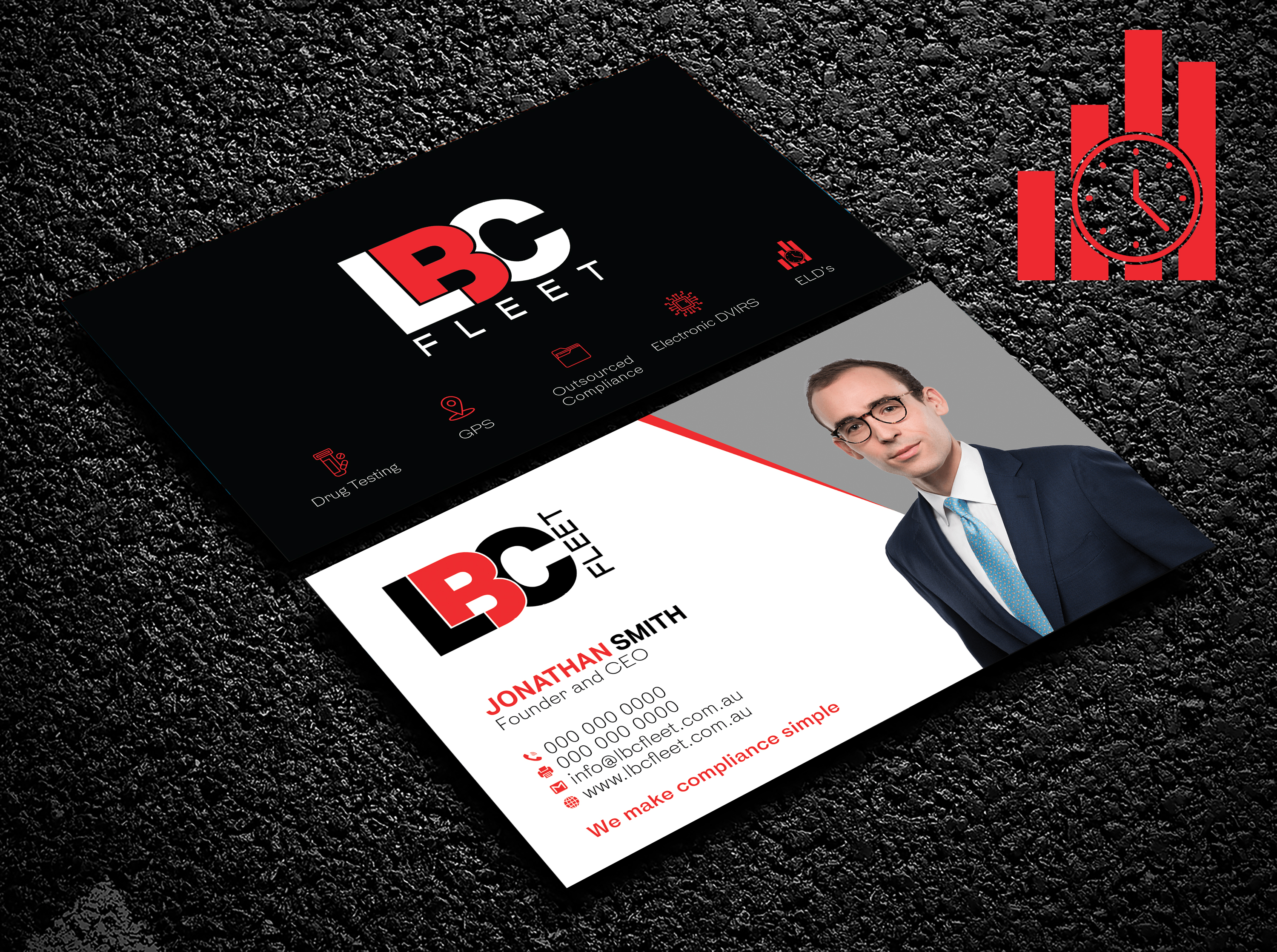 Design de Carte de Visite par Bold Pixels pour LBC Fleet | Design #27431714