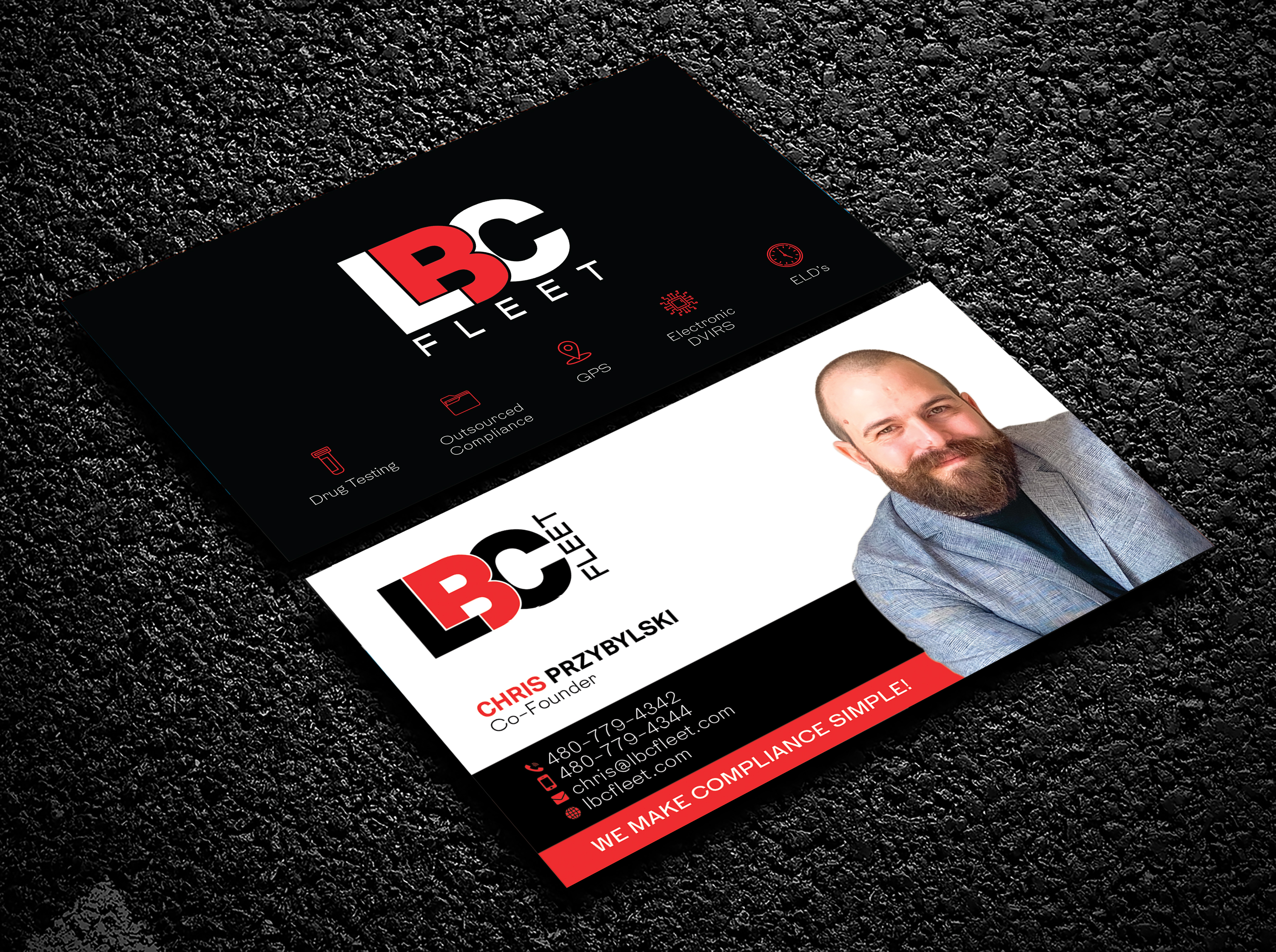 Design de Carte de Visite par Bold Pixels pour LBC Fleet | Design #27437526
