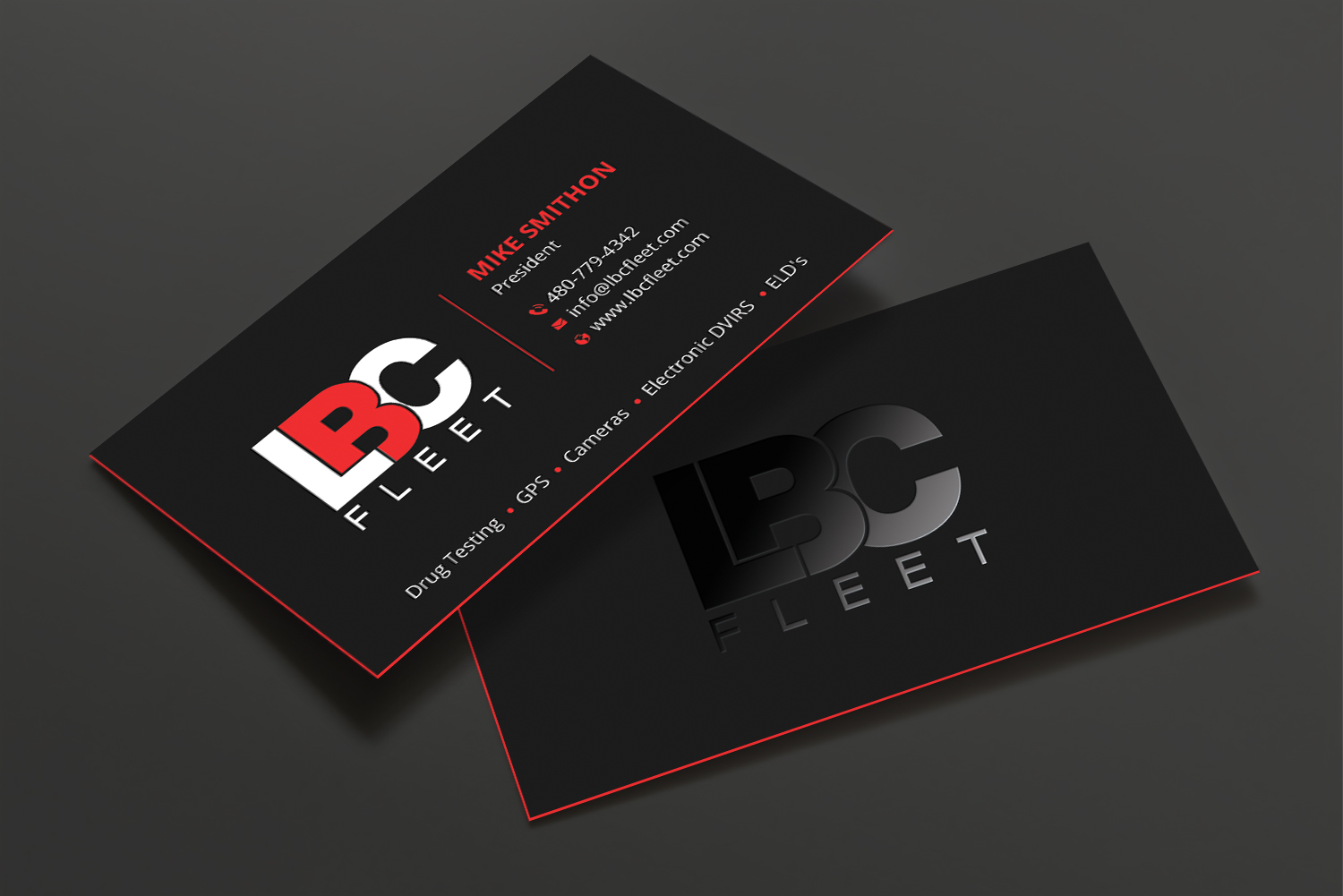 Business Card Design by DesignShout for LBC Fleet | Design #27393324