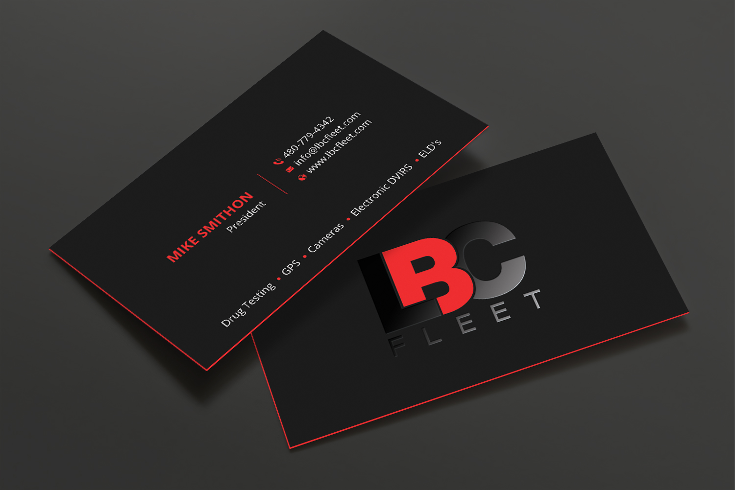 Business Card Design by DesignShout for LBC Fleet | Design #27393373