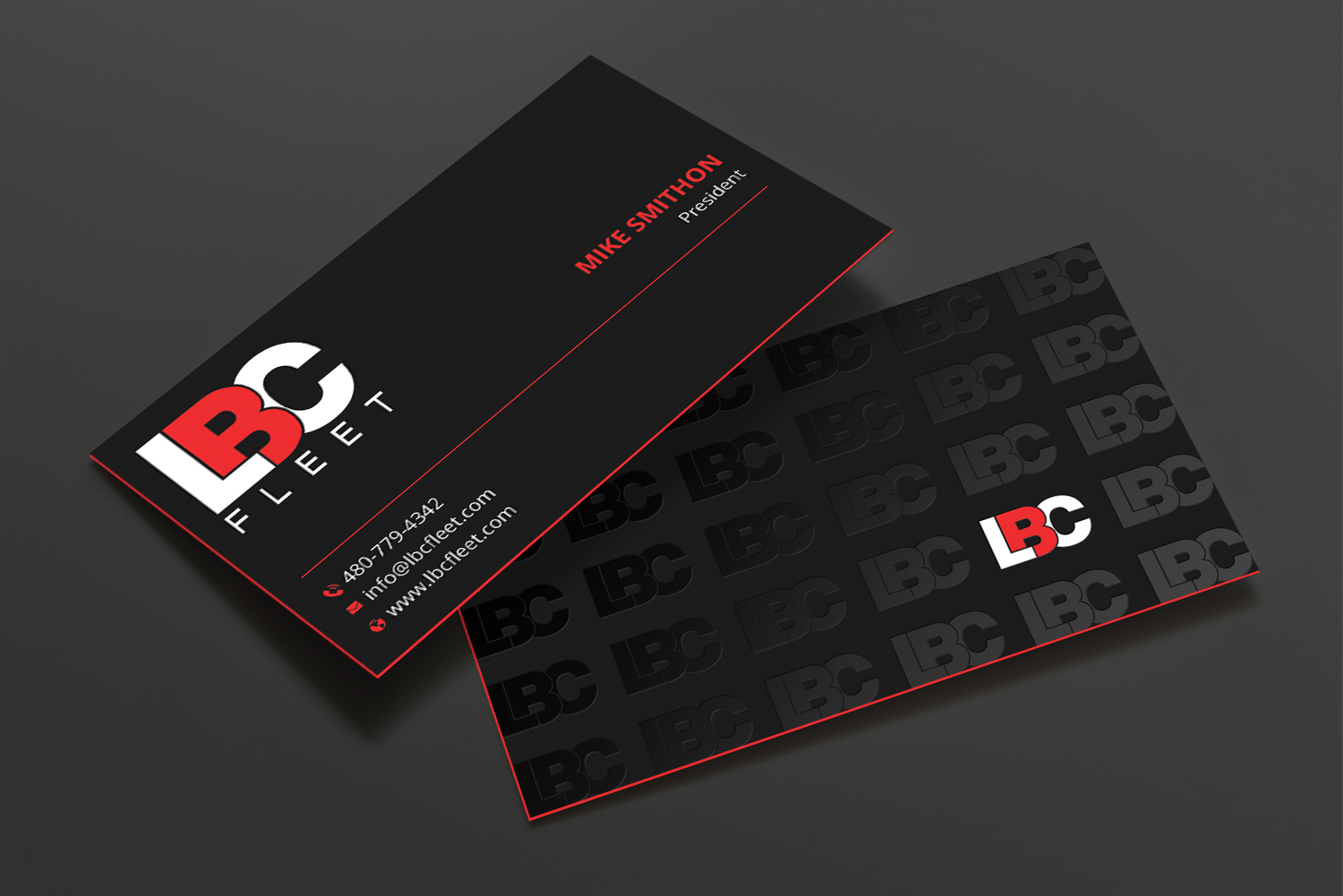 Business Card Design by DesignShout for LBC Fleet | Design #27393388