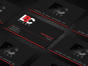 Business Card Design by DesignShout for LBC Fleet | Design: #27393389