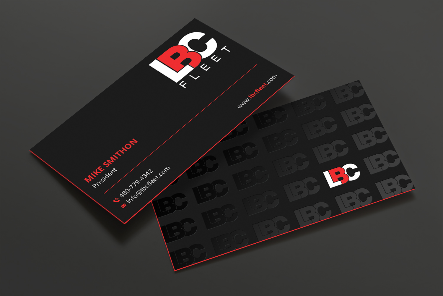 Business Card Design by DesignShout for LBC Fleet | Design #27393414