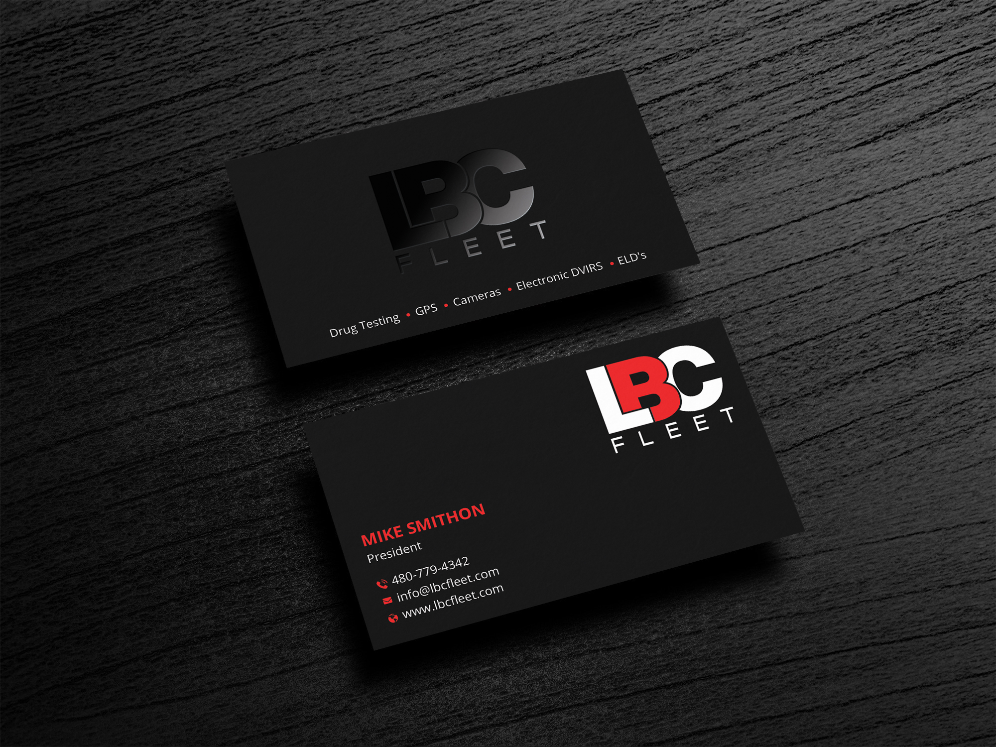 Business Card Design by DesignShout for LBC Fleet | Design #27393415
