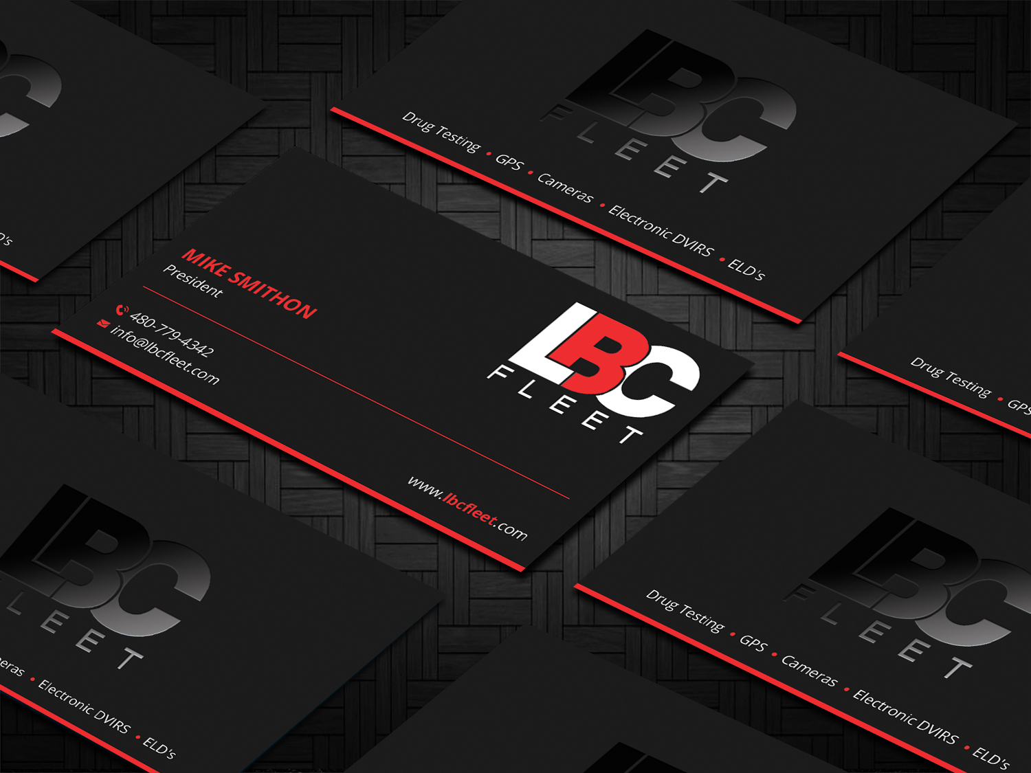 Business Card Design by DesignShout for LBC Fleet | Design #27393437