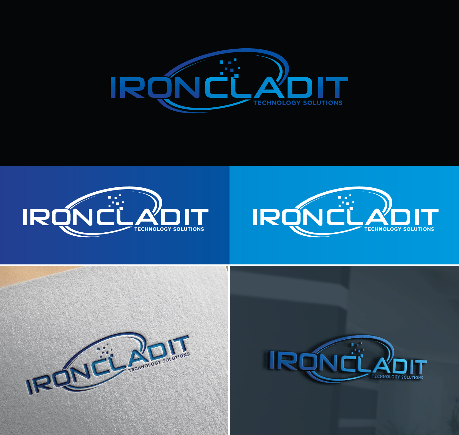 Logo Design by Atec for IronClad IT | Design #27395962
