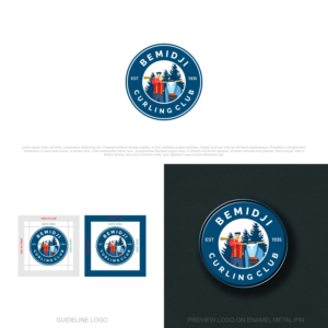 Bemidji Curling Club  - Est. 1935 (would like Est. 1935 to be across from each other on side of circle) | Diseño de Logo por Ilham design
