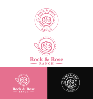 Dusty Rose Ranch | Logo-Design von anico