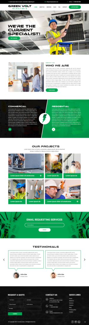 Web Design by pb for this project | Design: #27390614