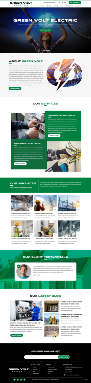 Web Design by pb for this project | Design: #27390617
