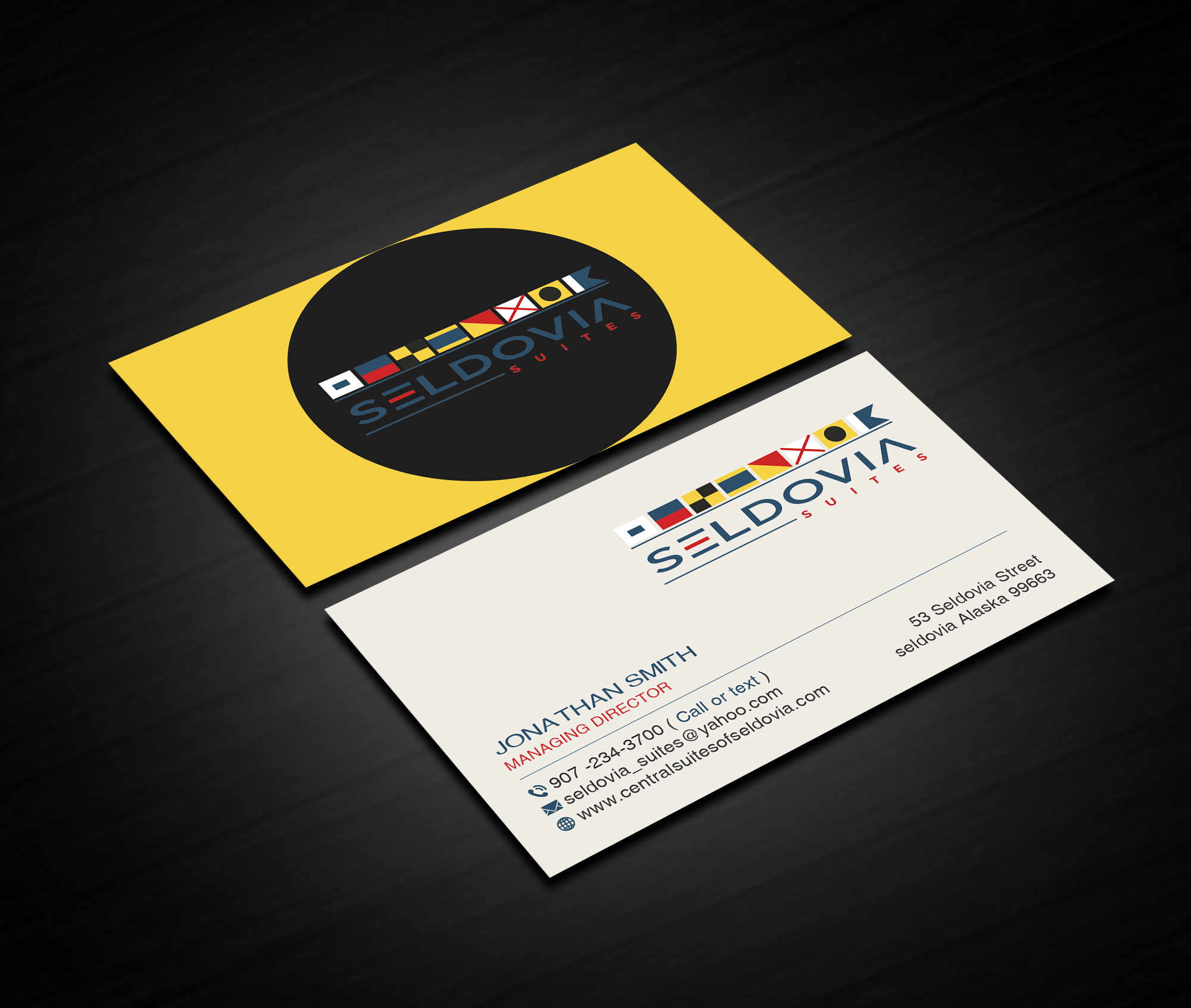 Business Card Design by Creations Box 2015 for Latitude Adjustment | Design #27398706