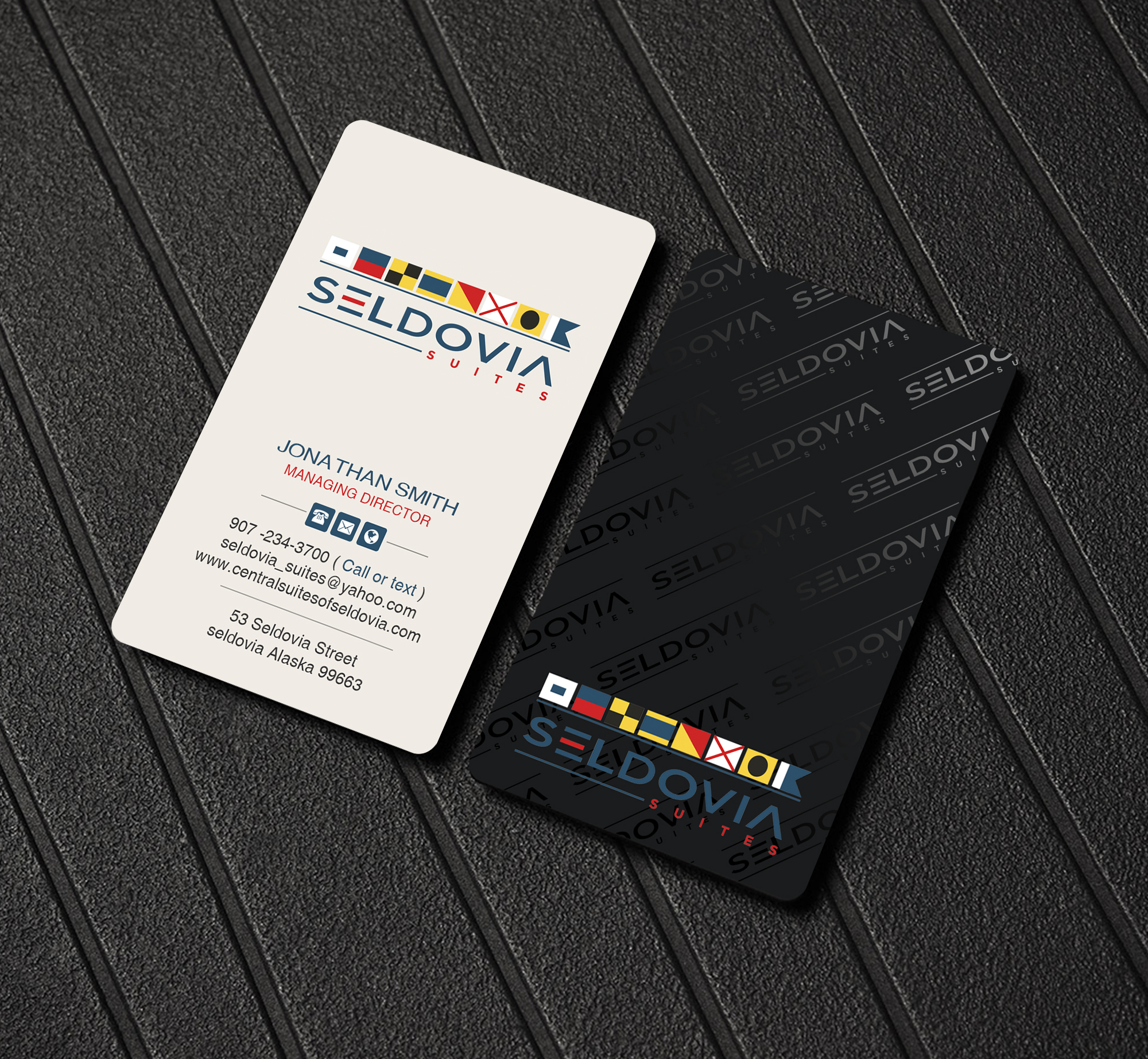 Business Card Design by Creations Box 2015 for Latitude Adjustment | Design #27400324