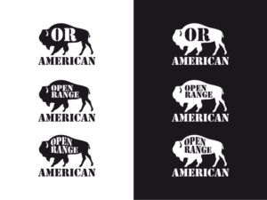 Open Range American or O R American | Logo-Design von Atvento Graphics