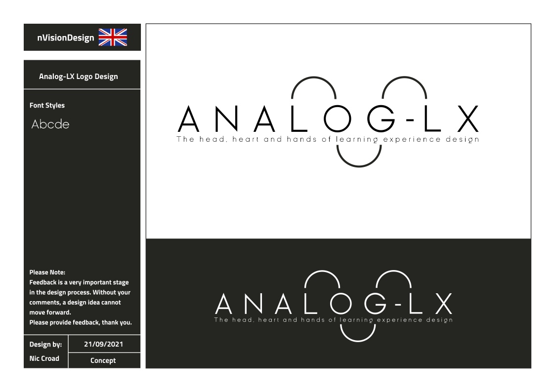 Logo Design by nvisiondesign.co.uk for Analog LX | Design #27387975