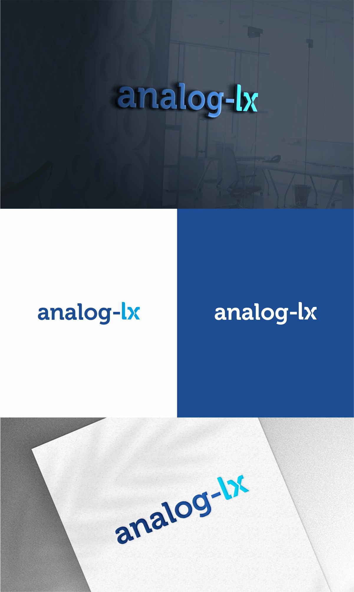 Logo Design by Dave Paresh for Analog LX | Design #27390162