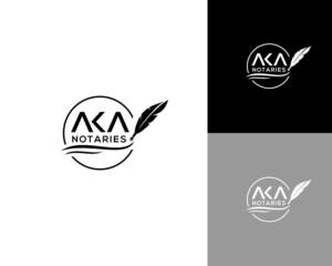 AKA Notaries | Logo Design by SigmaStudio