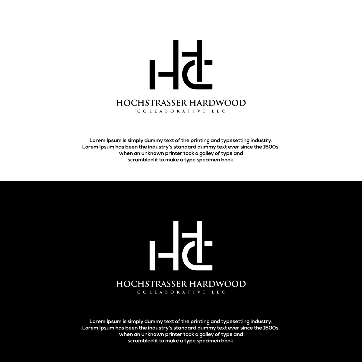 Logo Design by driptip for Hochstrasser Hardwood Collaborative LLC (DBA HHC Flooring) | Design #27451840