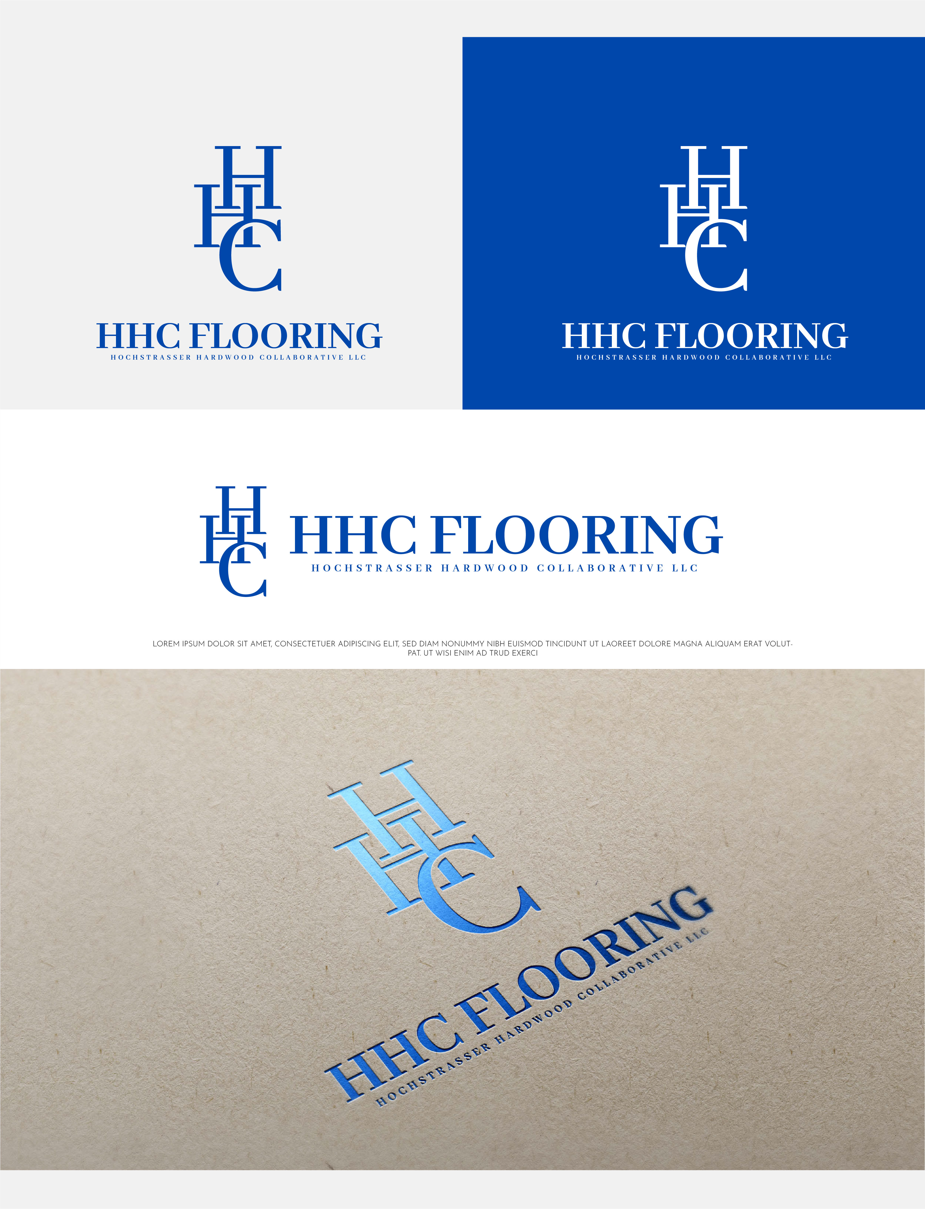 Diseño de Logo por Fezy Design Studio para Hochstrasser Hardwood Collaborative LLC (DBA HHC Flooring) | Diseño #27451670