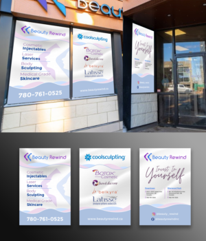 Medical spa needs updated windows decals | Diseño Gráfico por ecorokerz